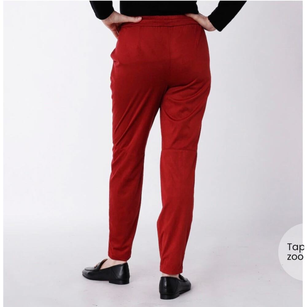 Wynne Layers Micro Suede Easy Fit Trouser - Picture 2 of 5